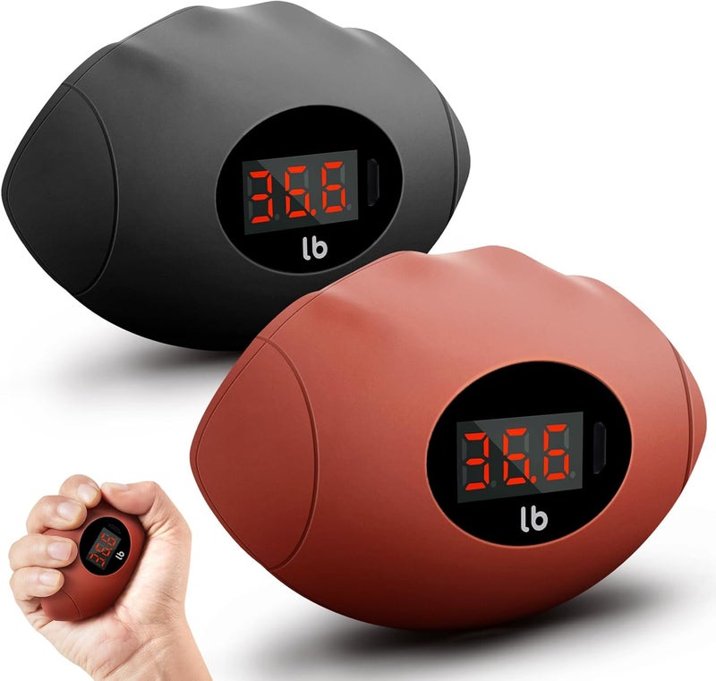 DIOTUSS Hand Grip Strengthener, Rechargeable Digital Grip Strength Trainer up 220.4 Lbs(100kg) Hand Grip Exerciser Equipment for Strength Training-Forearm-Gripper-Finger, Stress Balls for Adults/Kids - Image 1